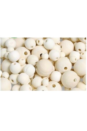 Wooden Beads - Natural (500 g)
