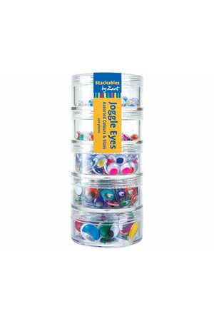 Joggle Eyes - Coloured Stackable (Pack of 450)