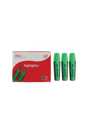 Stat: Highlighter - Green (Box of 10)