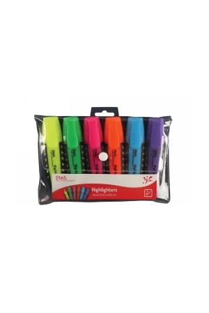 Stat: Highlighter - Assorted (Pack of 6)