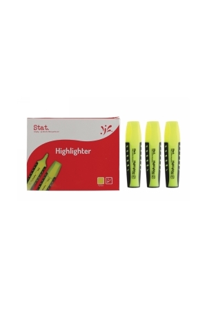 Stat: Highlighter - Yellow (Box of 10)