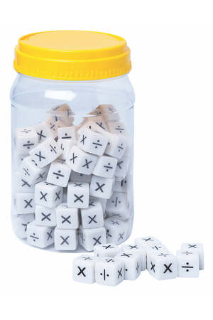 Multiplication and Division Operations Dice (Set of 100)