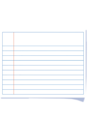 Magnetic Notebook Paper