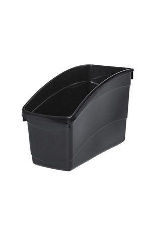 Plastic Book Tub - Black