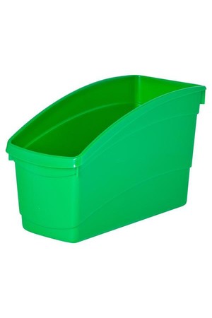 Plastic Book Tub - Primary Green