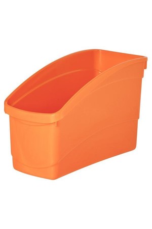 Plastic Book Tub - Playful: Orange