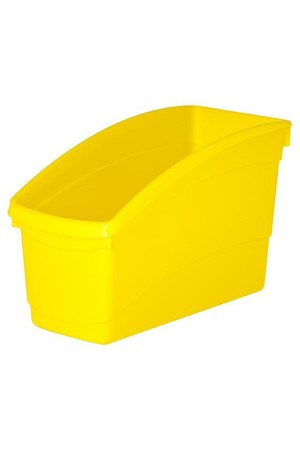 Plastic Book Tub - Primary Yellow