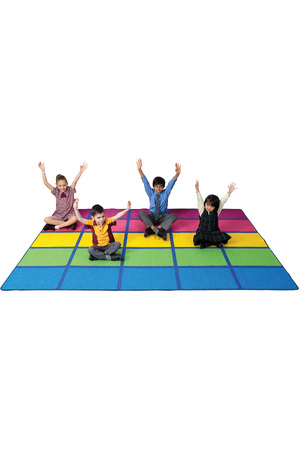 Rainbow Blocks Rug