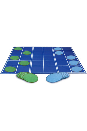 Ten Frame Rug Including Discs