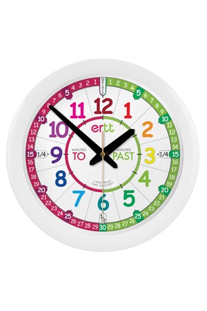 EasyRead 29cm Wall Clocks - Rainbow Face