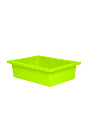 Plastic Tote Tray - Lime Green