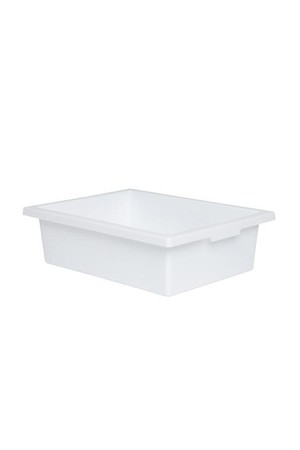 Plastic Tote Tray - White