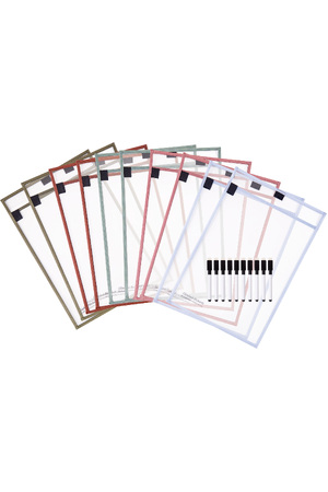 Write n Wipe Paper Saver Sleeves - Colours of Australia - A4 (Pack of 10)