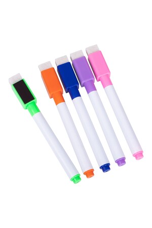 Write N Wipe Pens - 5 Pack (Coloured)