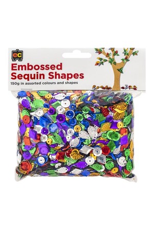 Embossed Sequins - Shapes (150g)