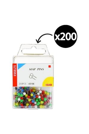 Map Pins (Pack of 200)