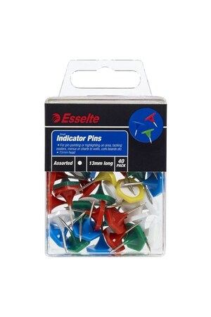 Esselte Pins Indicator: Small - Pack of 40