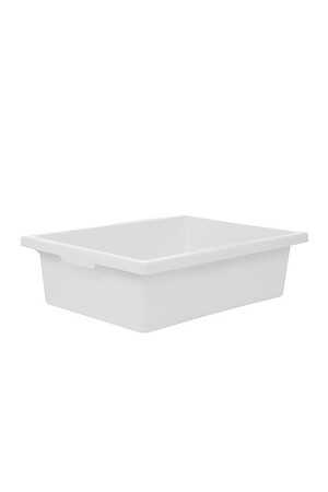 Plastic Tote Tray - White