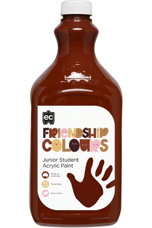 Friendship Colours Acrylic Paint 2 L - Mahogany