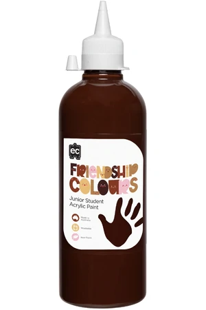 Friendship Colours Acrylic Paint 500 ml - Espresso