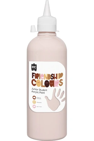 Friendship Colours Acrylic Paint 500 ml - Peach