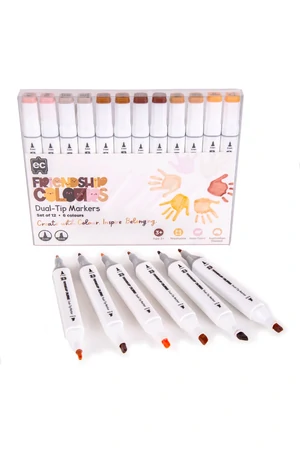 Friendship Colours Dual-Tip Markers Pack of 12