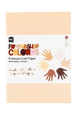 Friendship Colour Premium Craft Paper A4