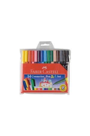 Faber-Castell Markers - Connector Pens: Art Set (Pack of 14)