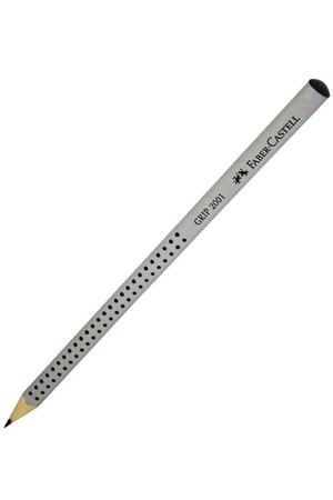 Faber-Castell Lead Pencil 2001 - Triangular Dot Grip: HB (Box of 12)