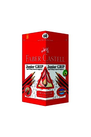 Faber-Castell Lead Pencils - Junior Grip With Dots: 2B (Box of 60)