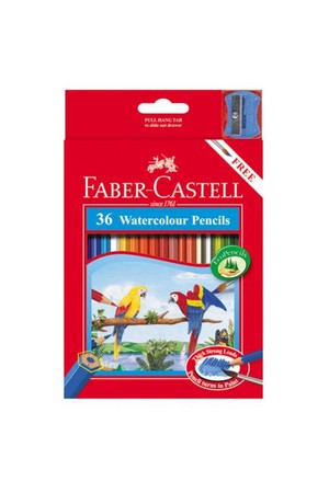 Faber-Castell Coloured Pencils - R/Range Watercolour - Pack of 36