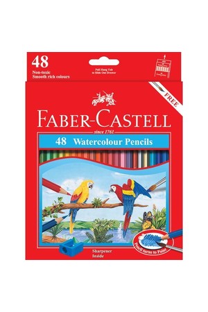 Faber-Castell Coloured Pencils - R/Range Watercolour - Pack of 48