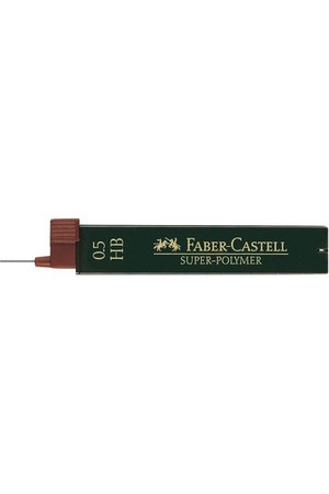 Faber-Castell Leads - 0.5mm: HB (Box of 12)
