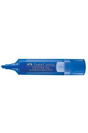 Faber-Castell Highlighters - Textliner 1546: Blue (Box of 10)