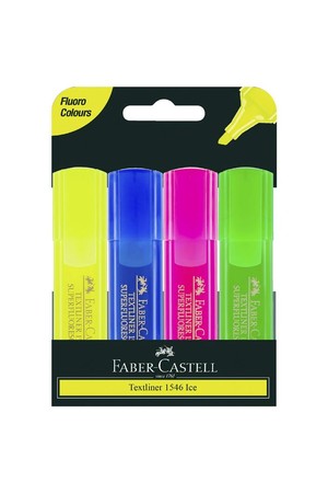 Faber-Castell Highlighters - Textliner Ice: Pack of 4