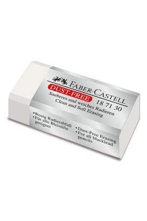 Faber-Castell Erasers - Medium Dust Free (Box of 30)