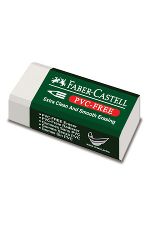 Faber-Castell Erasers - Medium PVC-Free: White (Single)