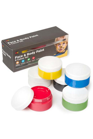 Face & Body Paint Set of 6 x 50ml