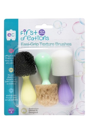 Easi-Grip Texture Brushes - Set of 3