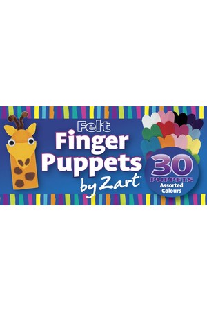 Felt Finger Puppets - Pack of 30