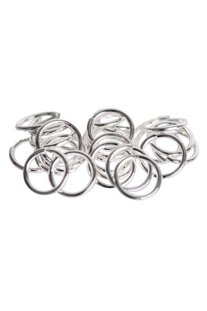 Jump Rings Stainless Steel: 8mm - Pack of 100