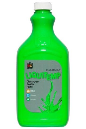 Liquitemp Fluorescent Poster Paint 2L - Green