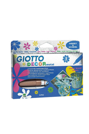 Giotto Decor Metal Pens - Pack of 5