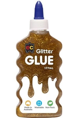 Glitter Glue 177ml - Gold