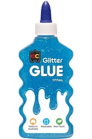 Glitter Glue 177ml - Sky Blue