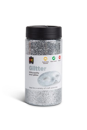 Glitter Jar 200g - Silver