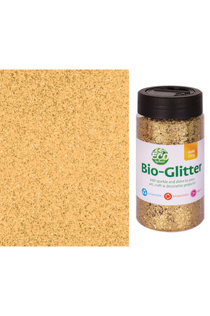 Bio Glitter - 200g: Gold
