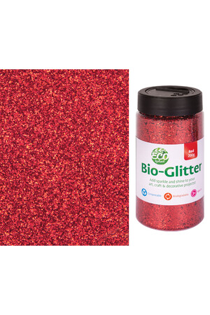 Bio Glitter - 200g: Red