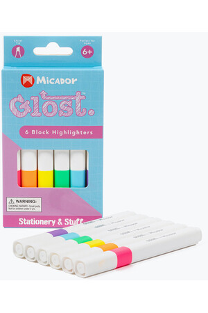 Micador Glost Block Highlighters (Pack of 6)