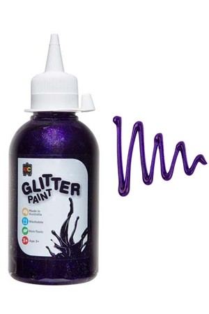 Glitter Paint 250mL - Fairy Purple
